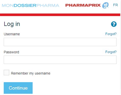 pharmaprix login.